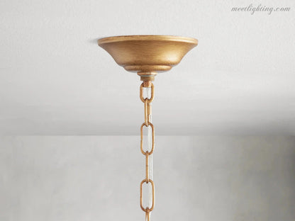 Round Multi-Light Statement Chandelier 39-60 in 6-12 Sockets Metal Crown for Dining Room Foyer Entryway Living Room