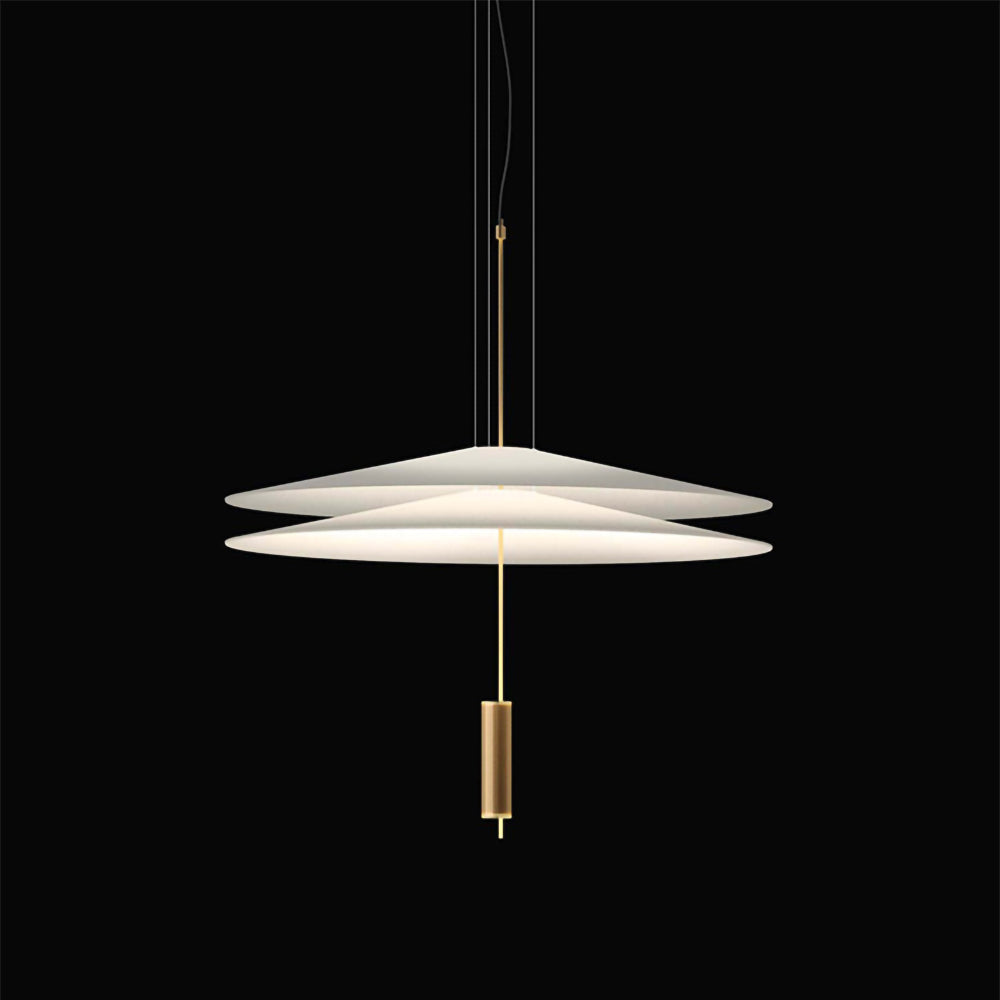 Modern LED Ceiling Fixture 26 Inch White Acrylic Adjustable Height for Kitchen Dining Bedroom Entryway Overhead Lighting Fixture