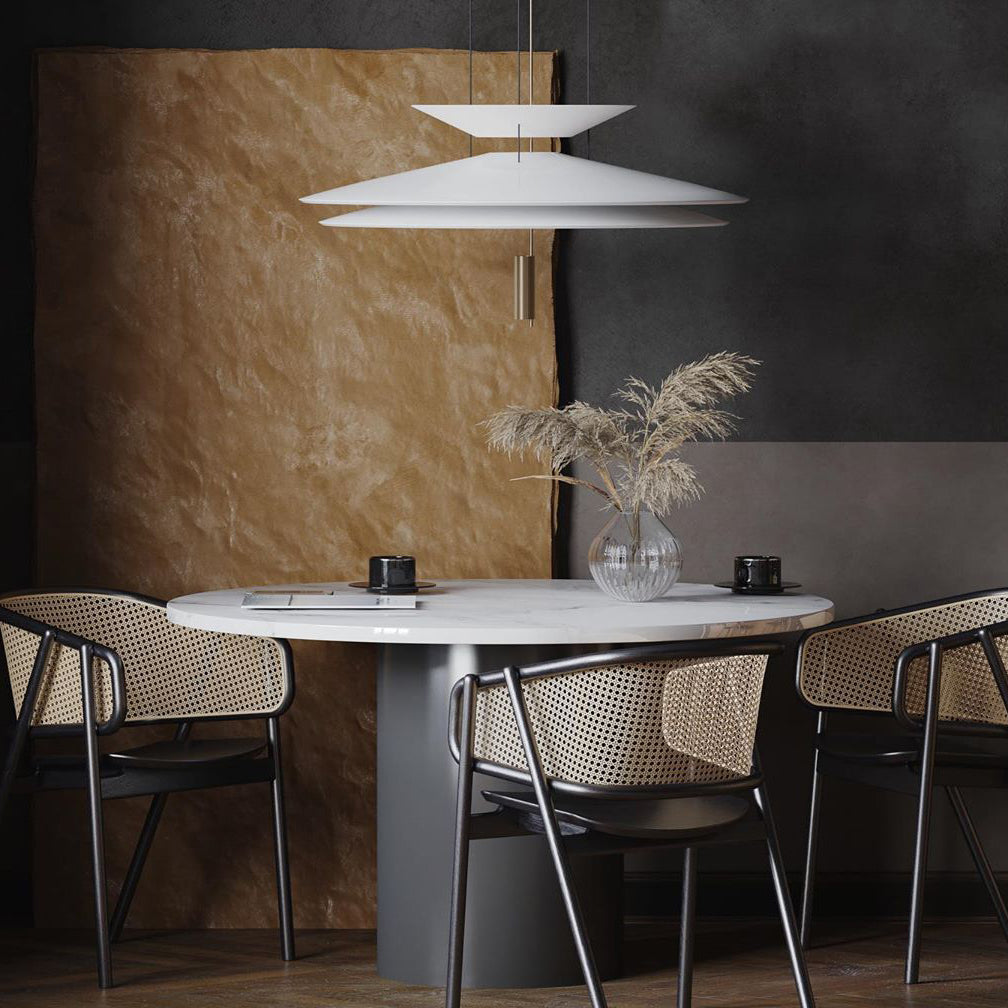Modern LED Ceiling Fixture 26 Inch White Acrylic Adjustable Height for Kitchen Dining Bedroom Entryway Overhead Lighting Fixture