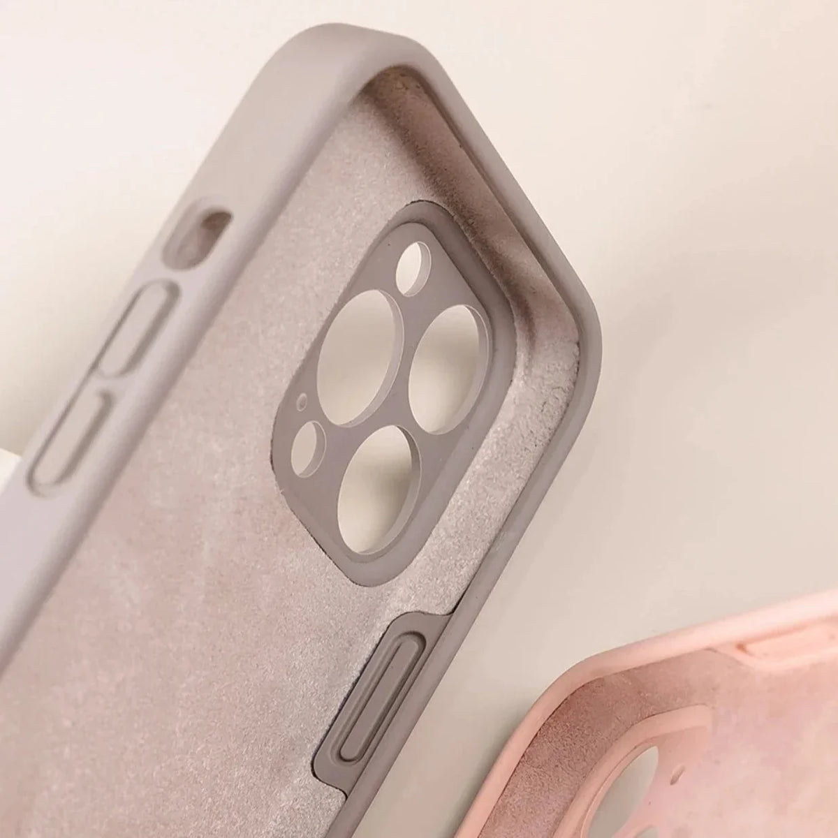 Silicone iPhone Case with Camera & Screen Protection for 14-17, Air, Pro, Max