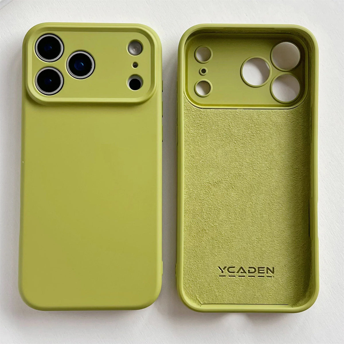 Silicone iPhone Case with Camera & Screen Protection for 14-17, Air, Pro, Max