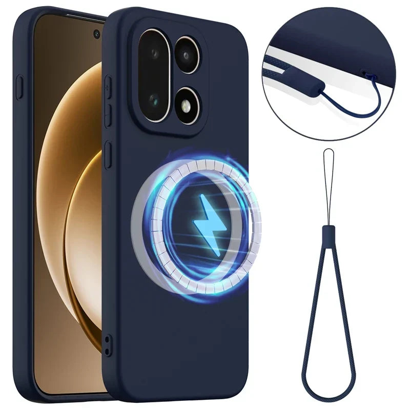 Soft-Touch Silicone Phone Case with Camera Protection for Android Models – Shock-Absorbing Cover with Raised Edges & Fingerprint-Resistant