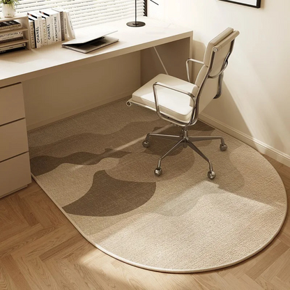Office Chair Mat with Velvet Surface, Desk Chair Mat with Anti Slip Backing, Rolling Chair Mat Floor Protector