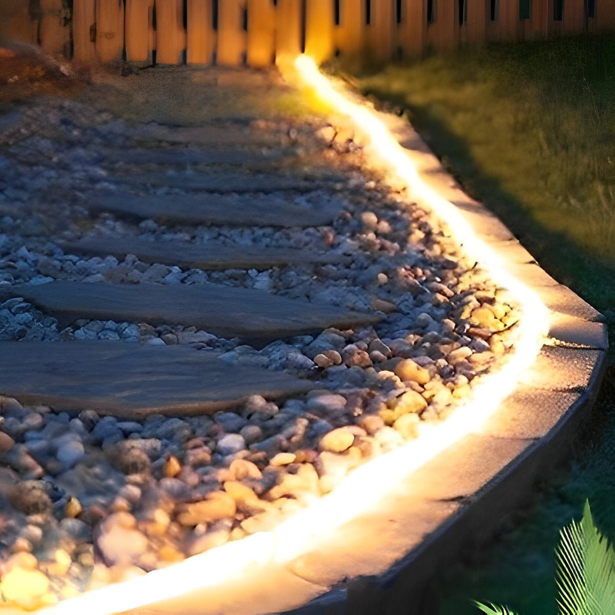 Flexible LED Strip Light | 24V Waterproof Design with Recessed Installation | Ideal for Outdoor Illumination