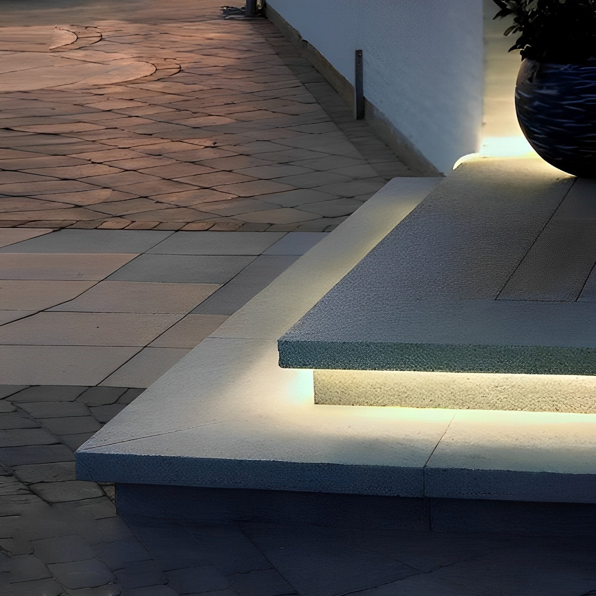 Flexible LED Strip Light | 24V Waterproof Design with Recessed Installation | Ideal for Outdoor Illumination