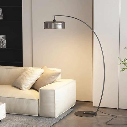 Arched Arc Floor Lamp with Three Color Temperature Settings for Bedrooms, Living Rooms & Home Offices