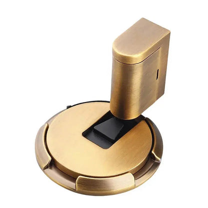 Floor Door Stopper with Press-to-Lock Feature | Durable Zinc Alloy for Secure Door Control
