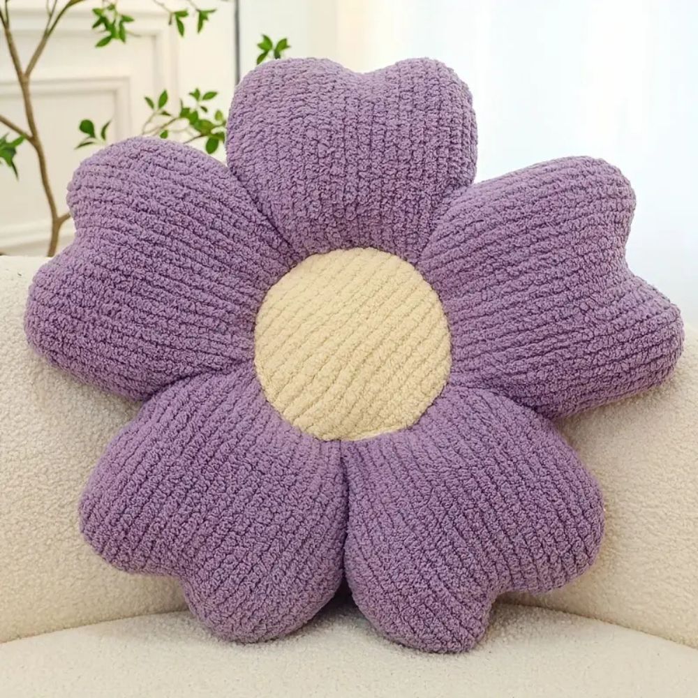 Flora Cushion - Microfiber Flower Shape, Versatile Comfort