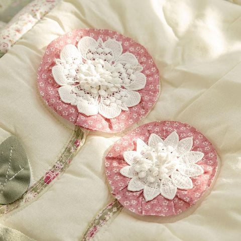Flora Sofa Cover - Microfiber Blend, Cozy Floral Design