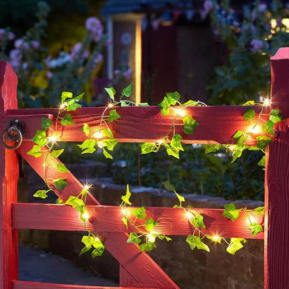 Floria Fairy Lights Garland - Battery Operated, Floral Design