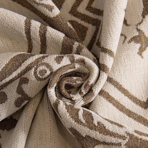 Florina Sofa Cover - Soft Chenille, Elegant Classic Damask
