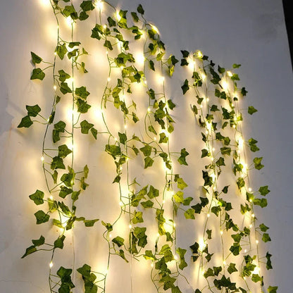 Floria Fairy Lights Garland - Battery Operated, Floral Design