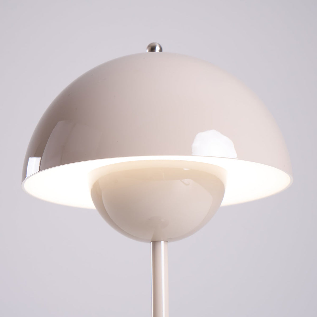 Rechargeable LED Touch Lamp Metal Cordless Mini Nightstand Light Tri-Color Modes USB Charging Port 6.3 in Round Portable for Bedroom Office