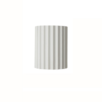 Textured Resin Sconce 5.5 in Bidirectional LED Fixture White Gray Green Orange for Hallway Bedroom Entryway Modern Ambient Wall Lighting G9