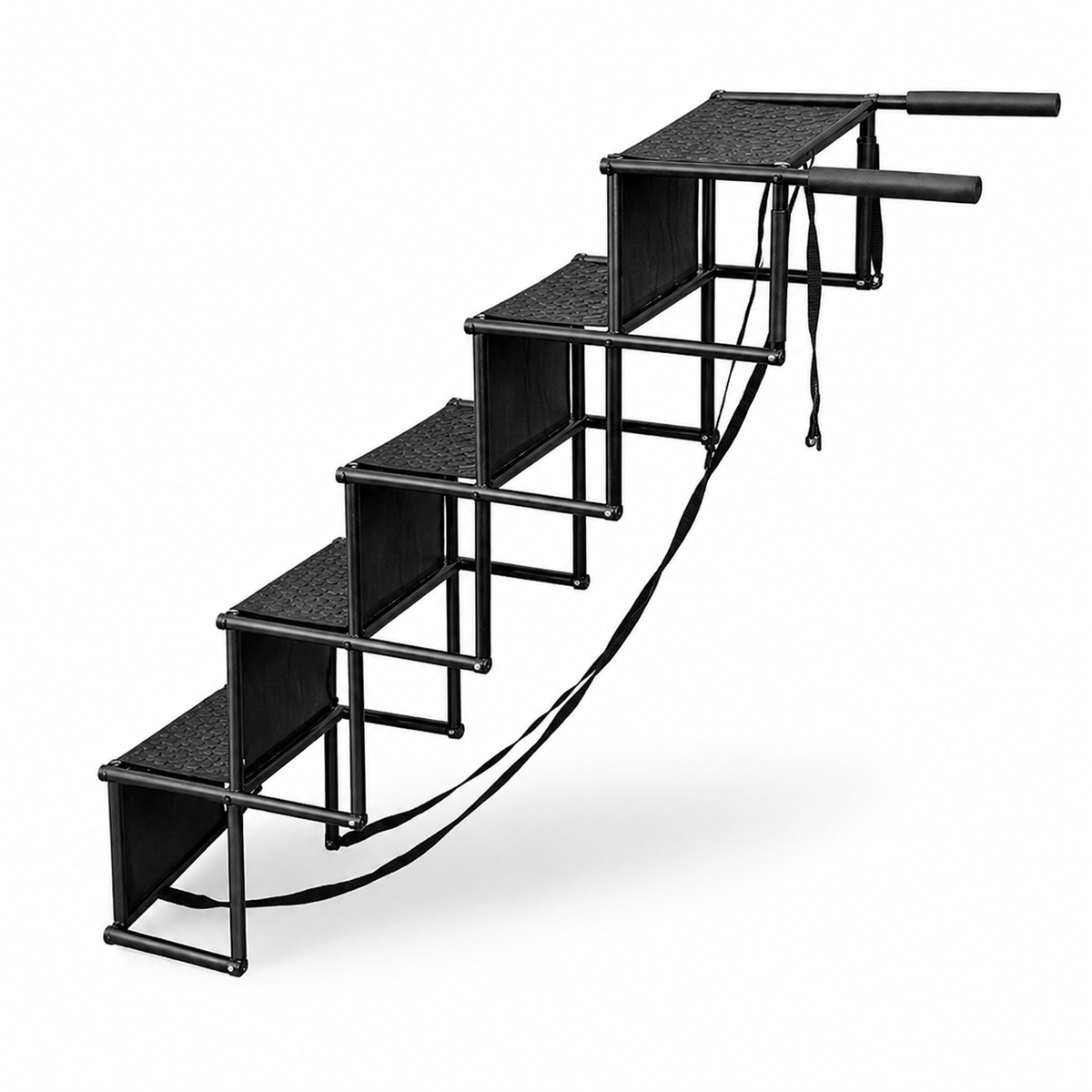 Foldable Dog Steps for Car with Non-Slip Surface | 5-Step Design for Easy Vehicle Access