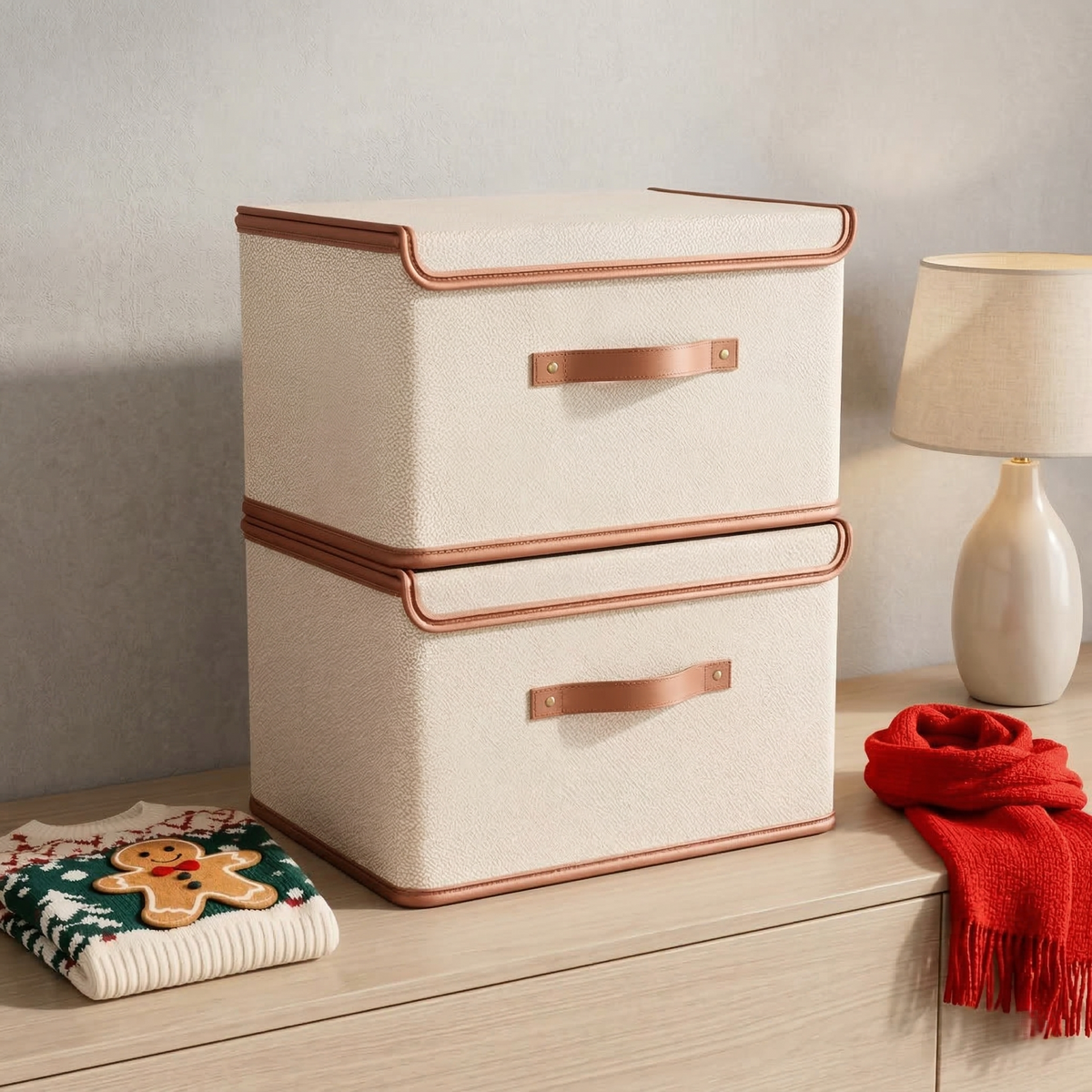 Stellar Storage Box - Oxford Cloth, Foldable with Lid and Handles
