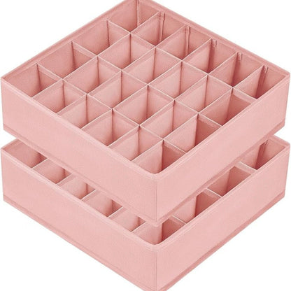 Folio Organizer Box - Breathable Fabric, 24 Compartments