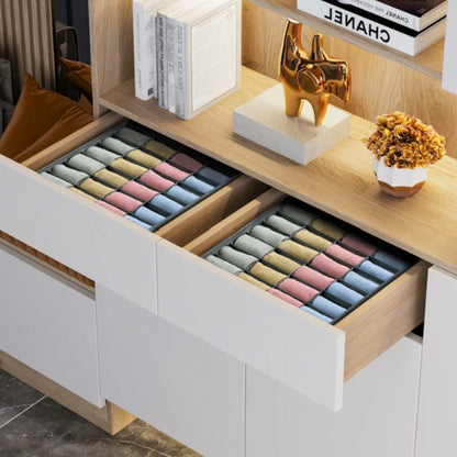 Folio Organizer Box - Breathable Fabric, 24 Compartments