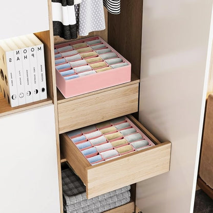 Folio Organizer Box - Breathable Fabric, 24 Compartments