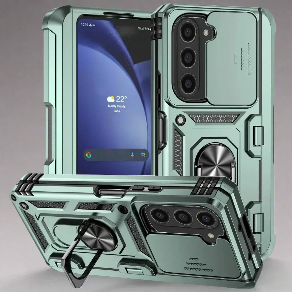 Reinforced Armor Case for Galaxy Z Fold 6 & Z Fold 5 – Drop-Resistant Phone Shell with Precise Hinge Coverage & Full-Access Design for