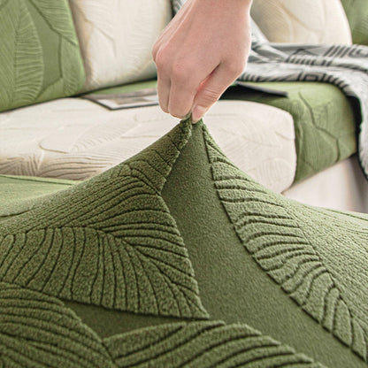 Mistral Sofa Slipcover - Waterproof Stretch Jacquard Velvet, Pet Friendly