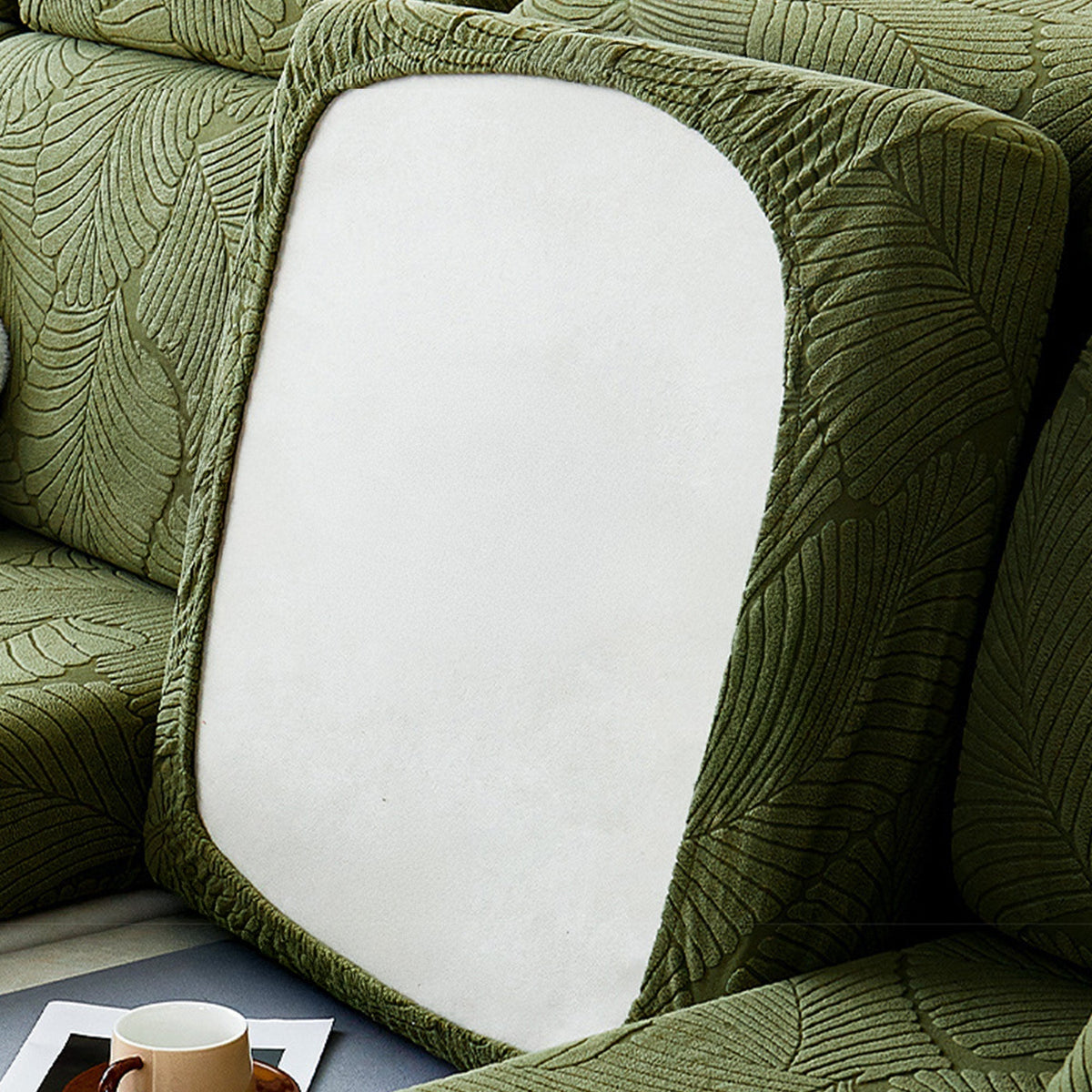 Mistral Sofa Slipcover - Waterproof Stretch Jacquard Velvet, Pet Friendly