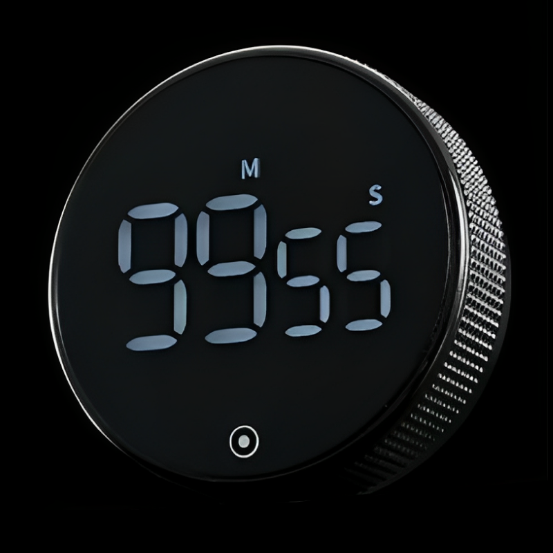 Desktop Focus Timer | Magnetic Timer for Work Sessions | Physical Task Timer for Home Office and Study | Portable Time Management Tool for
