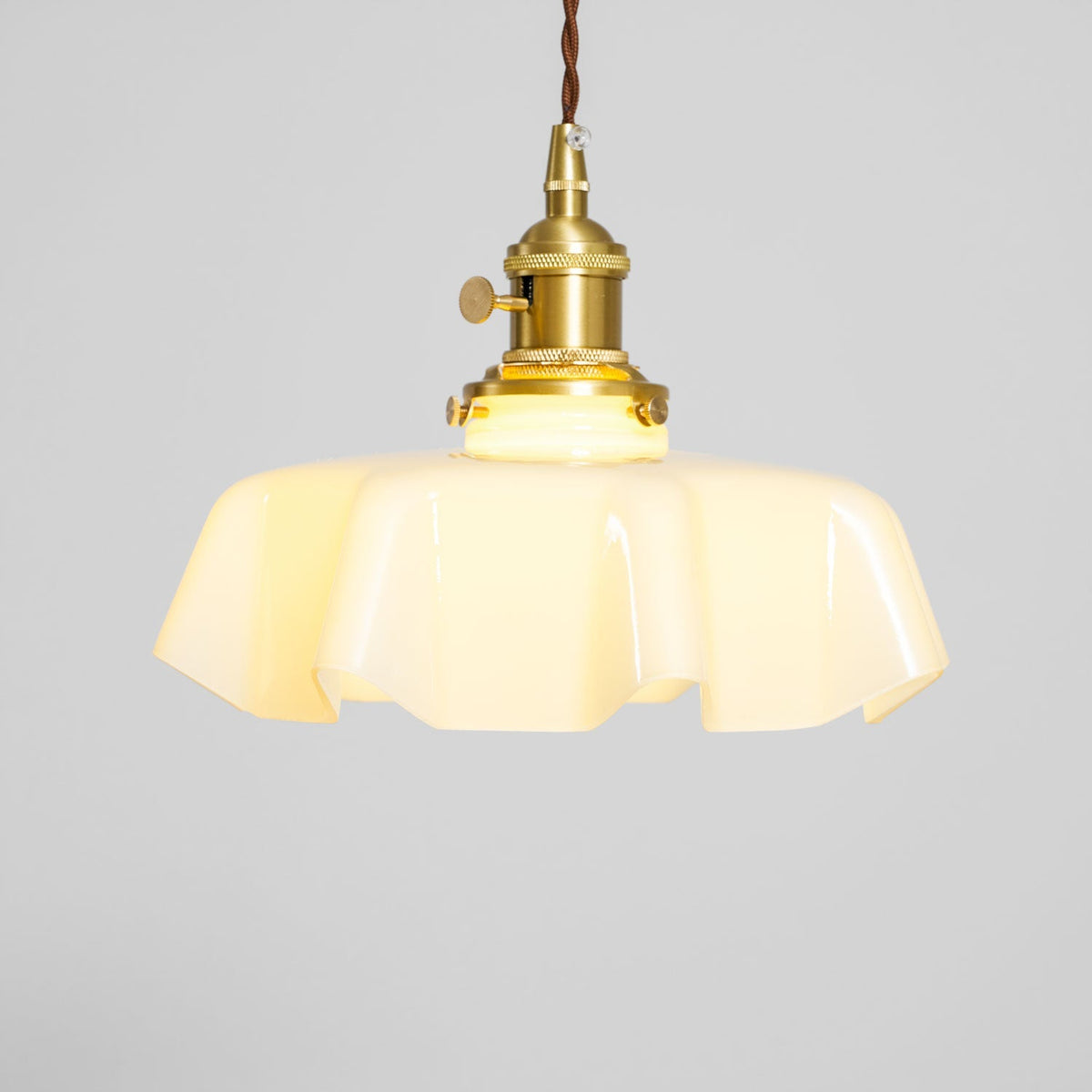Hanging Ceiling Light Fixture Textured Dome Shade White Beige Pink Blue for Kitchen Island Dining Room Adjustable Height Indoor Pendant Lamp