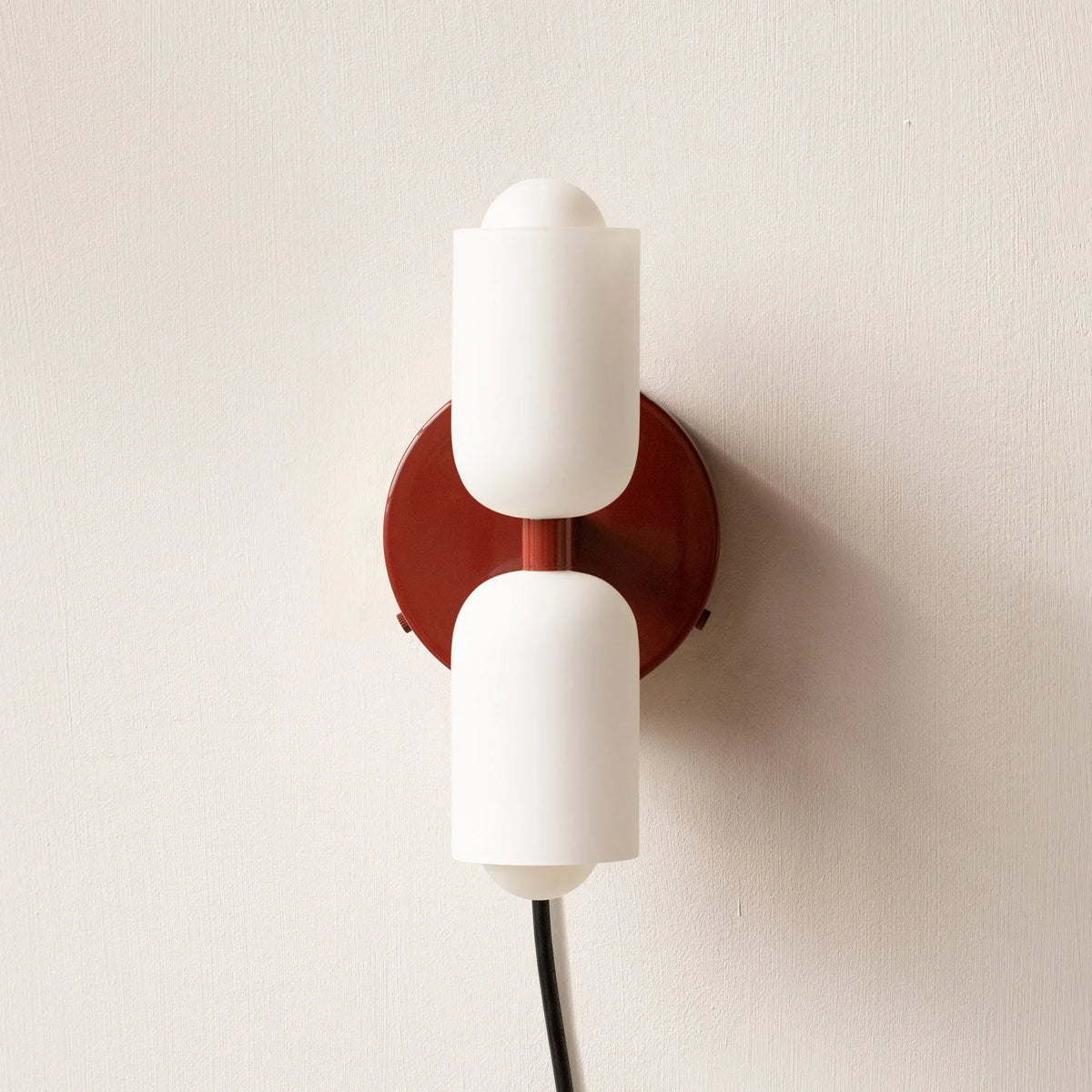 Iron & Glass Sconce Dual-Light Fixture for Bedroom Hallway Bathroom Parisian-Inspired Accent 10 in Tall E14 Socket 6 Finishes