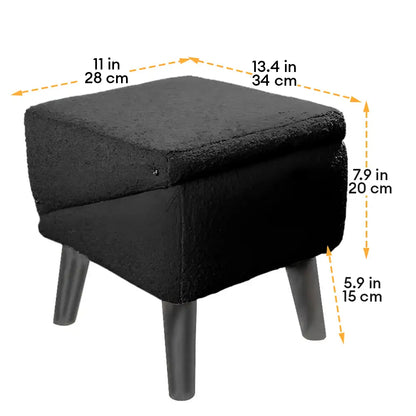 Pet Stairs with Anti-Slip Tread – Foldable 2-in-1 Ramp for Small Dogs, Seniors & Short Breeds – Velvet-Covered Step Platform for Couch & Bed