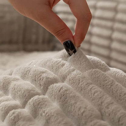 Quilted Furniture Protector with Moisture Barrier Non-Skid Backing for Couch Loveseat Chair Pet-Friendly Machine Washable Soft Flannel