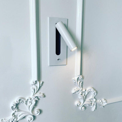 Industrial Wall Sconce with Integrated LED & Toggle Switch – Aluminum Metal Light Fixture for Living Room, Hallway, Bedroom & Home Office