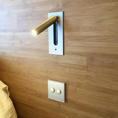 Industrial Wall Sconce with Integrated LED & Toggle Switch – Aluminum Metal Light Fixture for Living Room, Hallway, Bedroom & Home Office