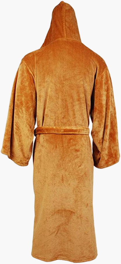 Galactic Comfort | Star Wars Inspired Bathrobe with Hood & Plush Fabric | Cozy Dressing Gown for Ultimate Relaxation