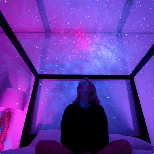 Galaxy Light Projector | 3-in-1 LED Star Projector with Bluetooth & White Noise | Create a Relaxing Atmosphere at Home