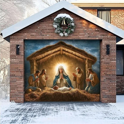 NATIVITYGRACE – Decorative Cover for Serene Christmas Character