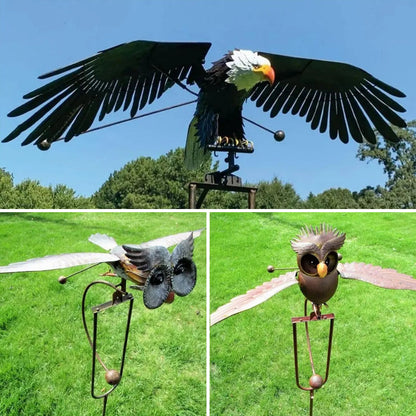 Garden Art | Decorative Windmill for Outdoor Decor with Elegant Movement | Weather-Resistant Garden Ornament for Patio and Garden Enhancement