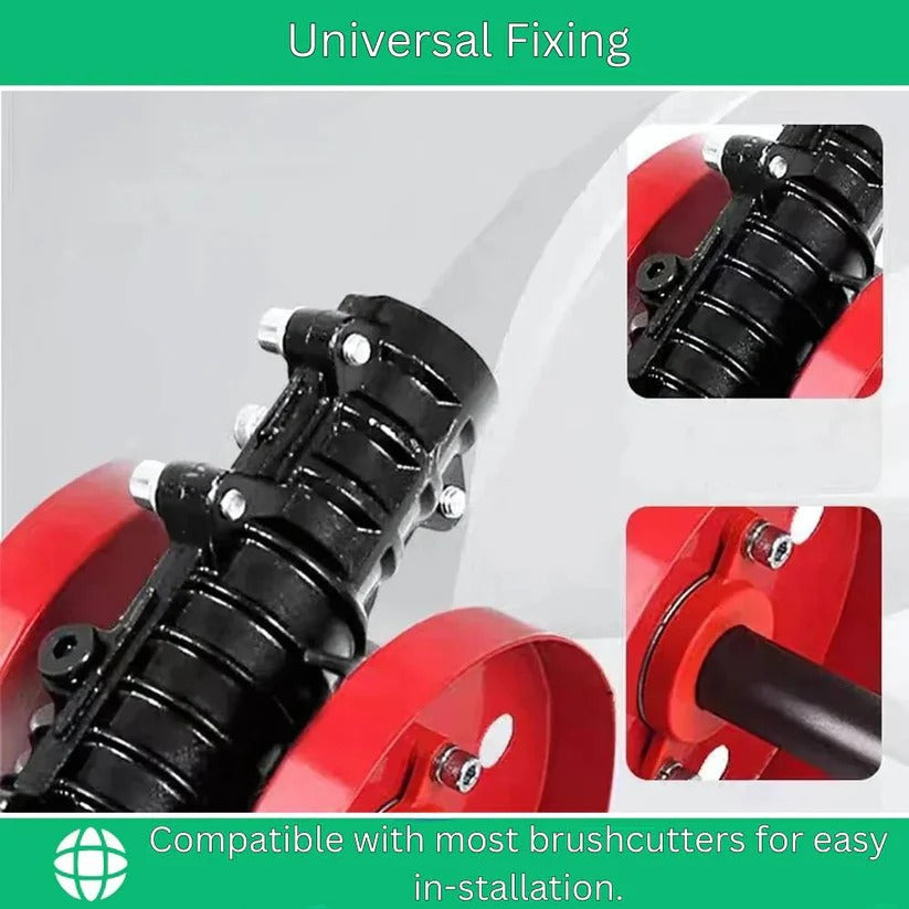 Garden Weeding Wheel | Durable Steel Tool for Effortless Weed Control | Universal Connector for Quick Gardening