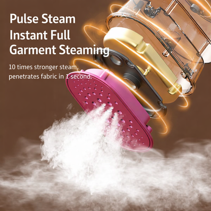 Portable Handheld Steamer | Quick Heat Travel Garment Care Tool | Compact Design for Effortless Wrinkle Removal