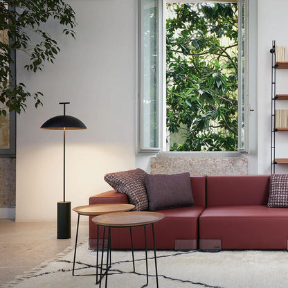 Adjustable Steel & Wood Standing Lamp 5 ft Tall for Reading Nooks Modern Living Room Bedroom Task Light Three Finishes