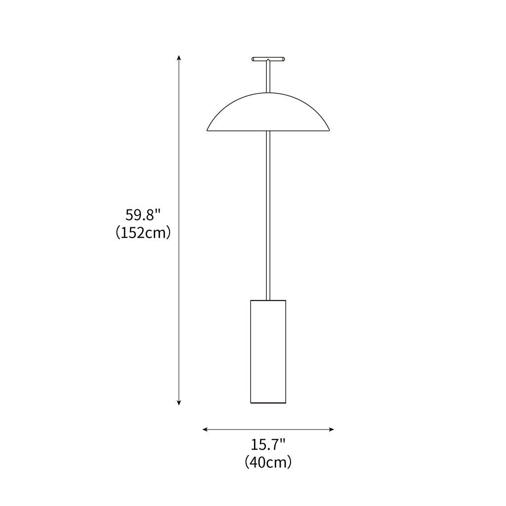 Adjustable Steel & Wood Standing Lamp 5 ft Tall for Reading Nooks Modern Living Room Bedroom Task Light Three Finishes