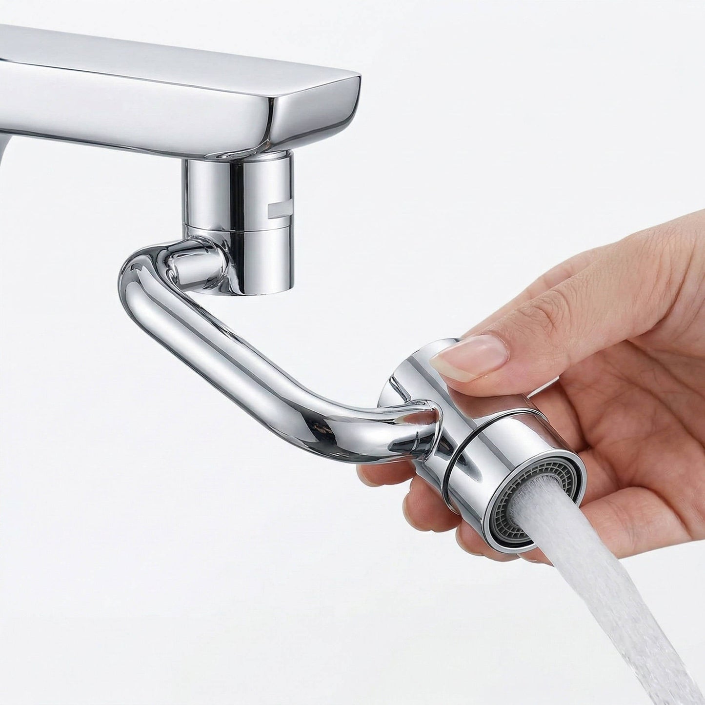 Adjustable Sink Faucet Extender with Dual Spray Settings