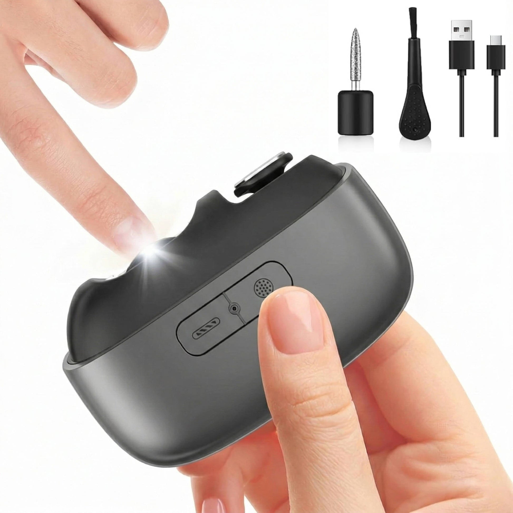 Cordless Nail Clipper with Built-in LED Light - Ortekor