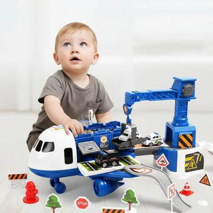 SkyMission | Adventure Airplane Playset with Multi-Vehicle Fun | Creative Role Play for Imaginative Exploration