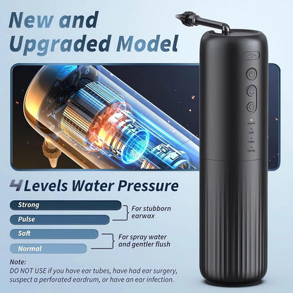 Gentle Ear Cleaning Solution | Adjustable Pressure with Waterproof Design for Comfortable Ear Care