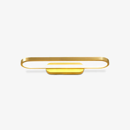 LED Vanity Sconce 16-Inch Brass Finish Switchable Color Temperature for Bathroom Mirror Powder Room Dressing Table Makeup Counter Modern Acc