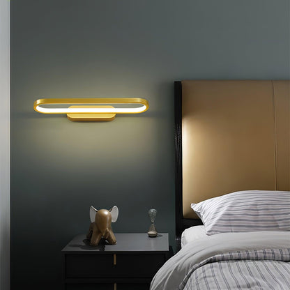 LED Vanity Sconce 16-Inch Brass Finish Switchable Color Temperature for Bathroom Mirror Powder Room Dressing Table Makeup Counter Modern Acc