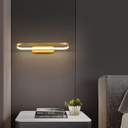 LED Vanity Sconce 16-Inch Brass Finish Switchable Color Temperature for Bathroom Mirror Powder Room Dressing Table Makeup Counter Modern Acc