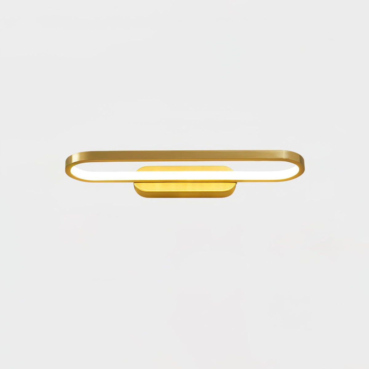 LED Vanity Sconce 16-Inch Brass Finish Switchable Color Temperature for Bathroom Mirror Powder Room Dressing Table Makeup Counter Modern Acc