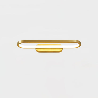 LED Vanity Sconce 16-Inch Brass Finish Switchable Color Temperature for Bathroom Mirror Powder Room Dressing Table Makeup Counter Modern Acc